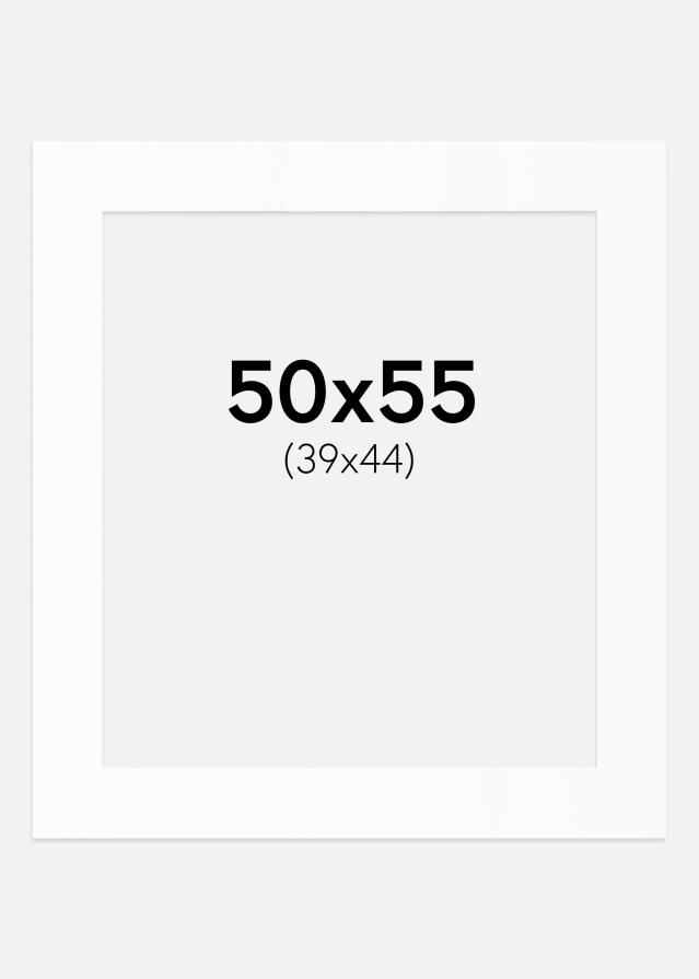 Pasparta Bílý Standard (Bílé Jádro) 50x55 cm (39x44)