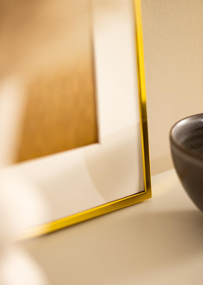 Hliníkový rám Akrylové sklo Zlatá 21x29,7 cm (A4)