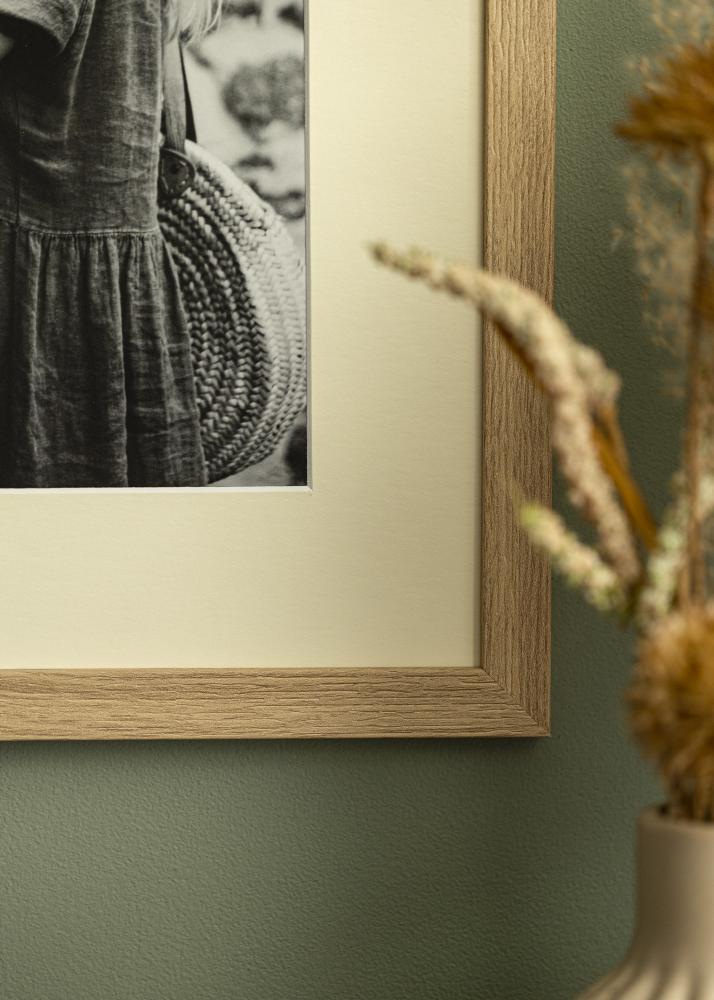 Pasparta Antique White Bílý stred 50x60 cm (39x49)