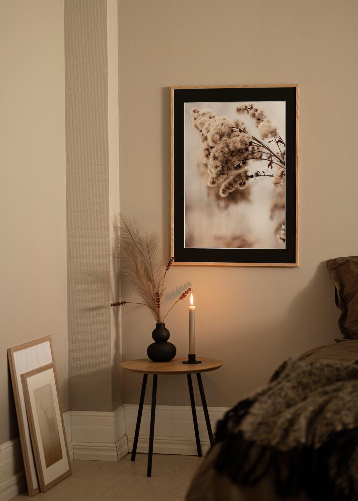 Rám E-Line Dub 13x18 cm - Pasparta Cerná 9x12 cm