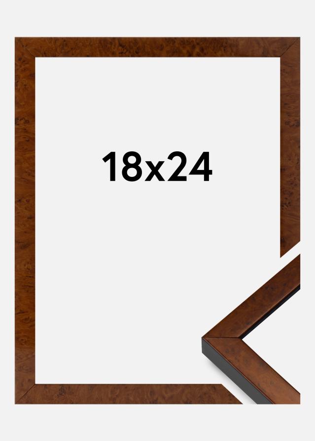 Rám Ares Akrylové sklo Burr Walnut 18x24 cm