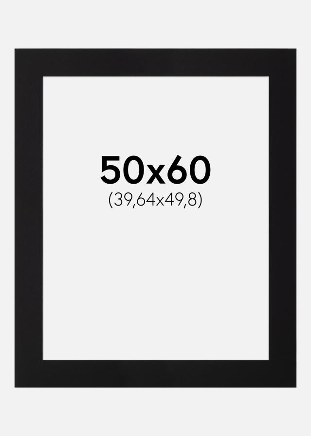 Pasparta Canson Cerná Bílý stred 50x60 cm (39,64x49,8)