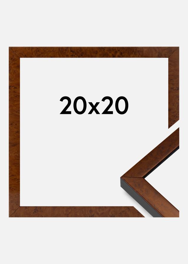 Rám Ares Akrylové sklo Burr Walnut 20x20 cm