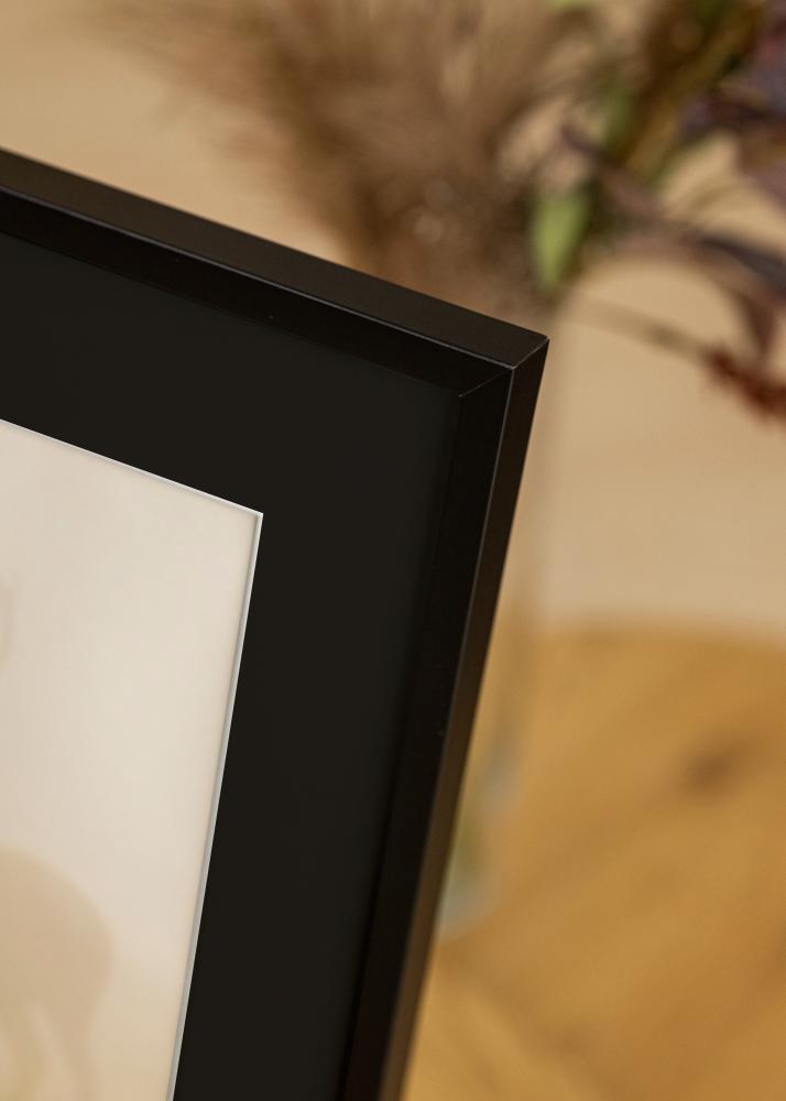 Rám E-Line Cerná 30x40 cm - Pasparta Cerná 20x28 cm