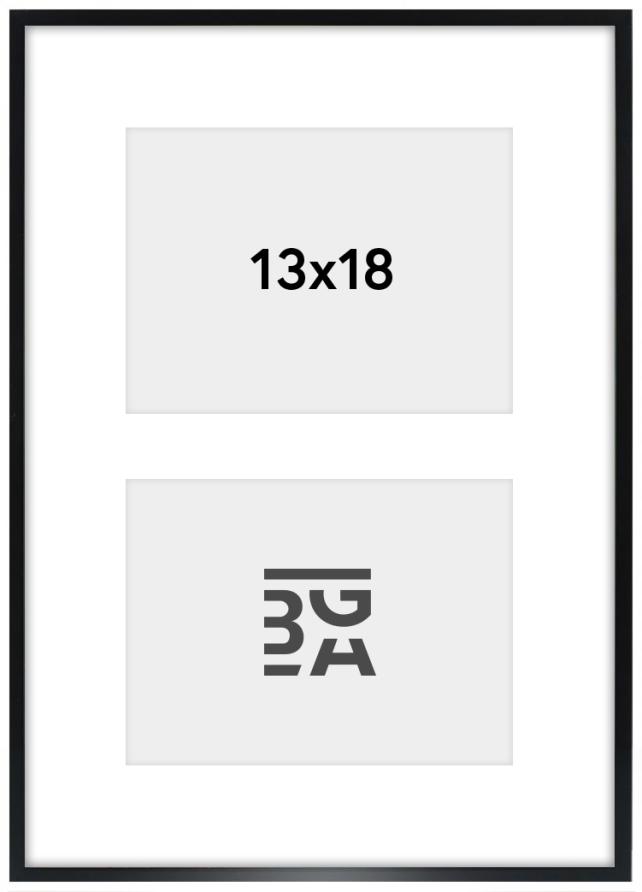 Edsbyn Kolážový rám XXIV Cerná - 2 Obrazy (13x18 cm)