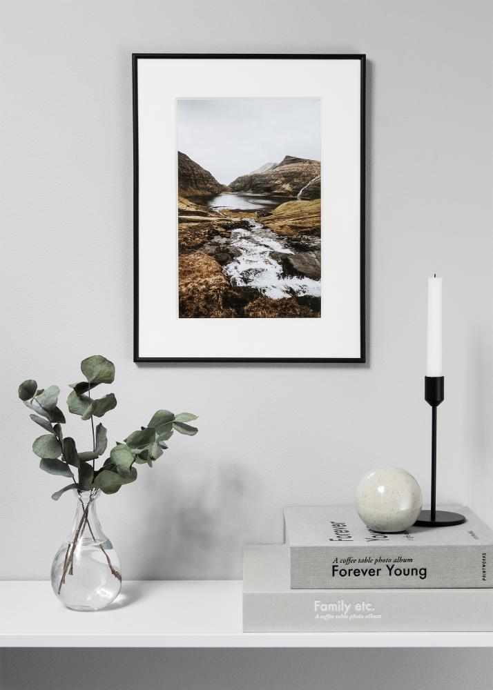 Pasparta Bílá 3 mm Bílý stred 50x70 cm (39x49)