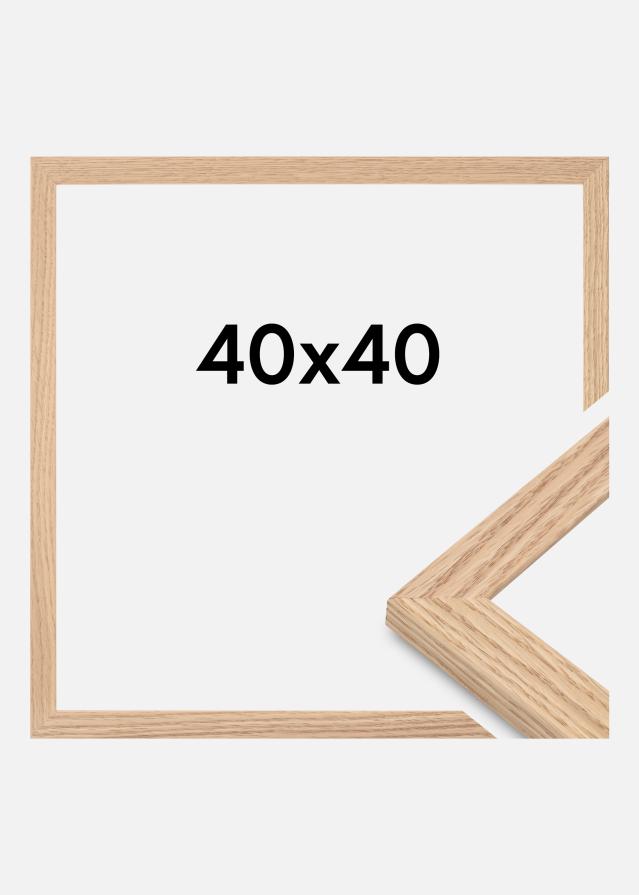 Rám Tidlös Akrylové sklo Masivní Dub 40x40 cm
