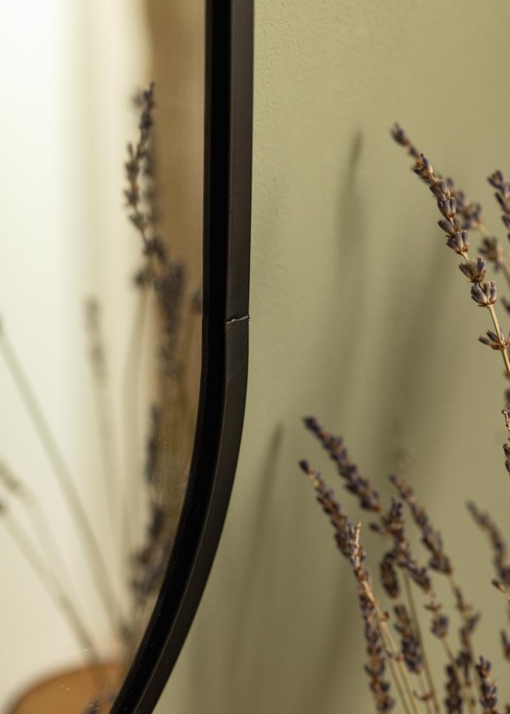 Zrcadlo Trapani Cerná 35x60 cm