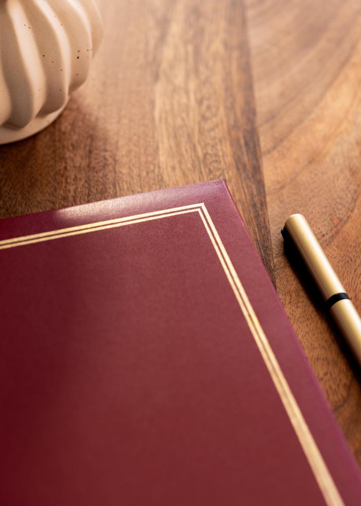 Classico Album Cervená - 30x33 cm (100 Bílá Strany / 50 listů)