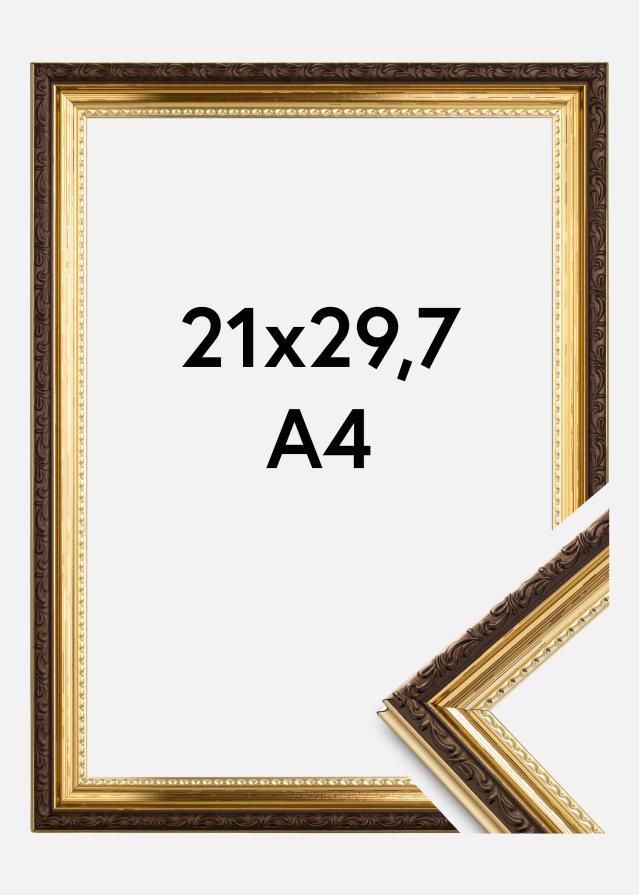 Rám Abisko Akrylové sklo Zlatá 21x29,7 cm (A4)