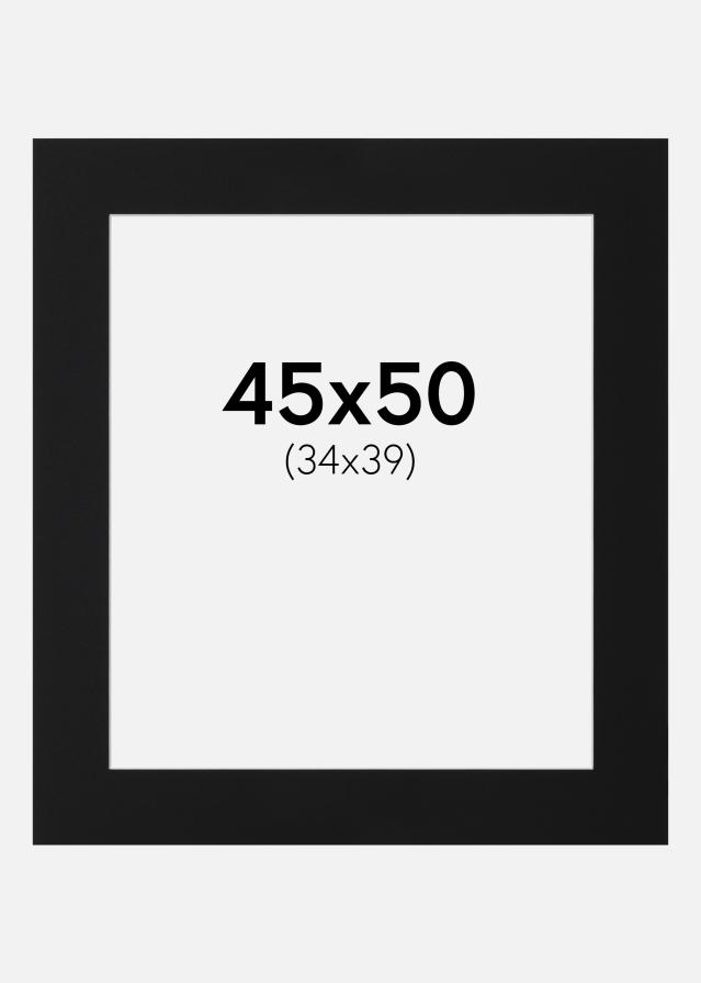 Pasparta Černý Standard (Bílé Jádro) 45x50 cm (34x39)