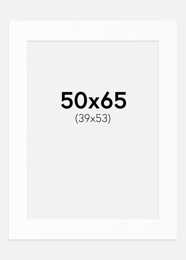 Pasparta Bílý Standard (Bílé Jádro) 50x65 cm (39x53)