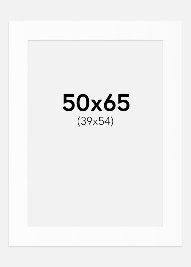 Pasparta Bílý Standard (Bílé Jádro) 50x65 cm (39x54)