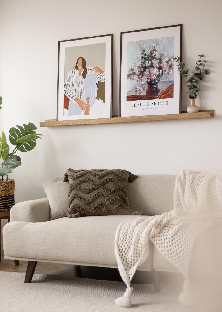 KAILA Polička na obrazy Dub 150 cm