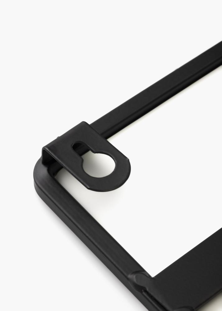 KAILA Zrcadlo s police - Cerná 31x60 cm