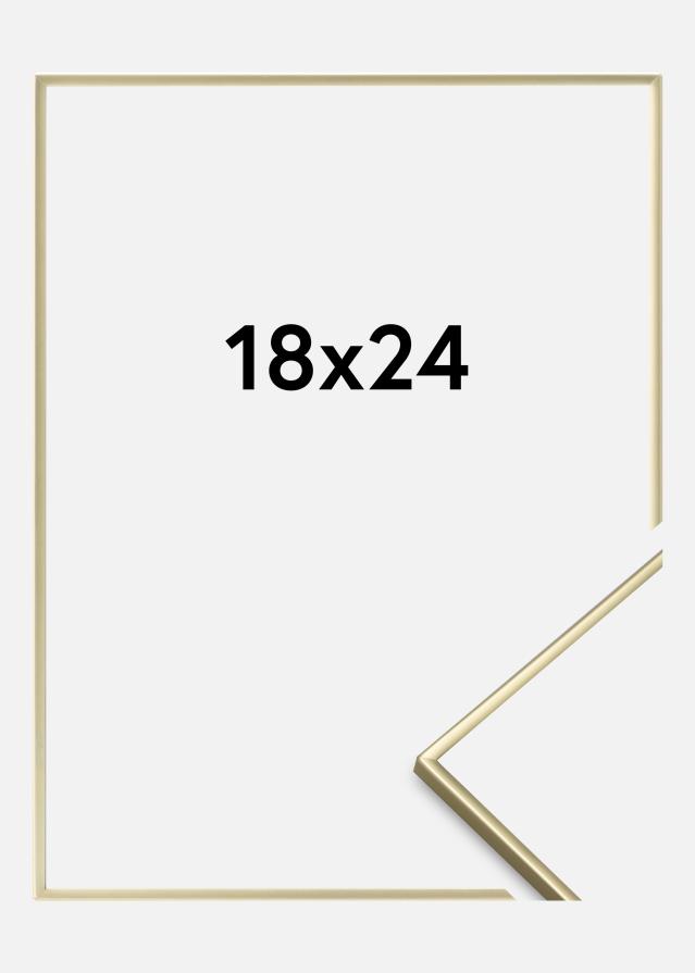 Rám Hladký Kov Zlatá 18x24 cm