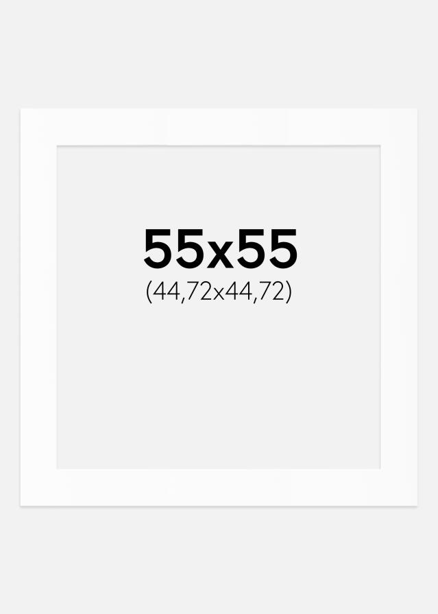 Pasparta Bílý Standard (Bílé Jádro) 55x55 cm (44,72x44,72)