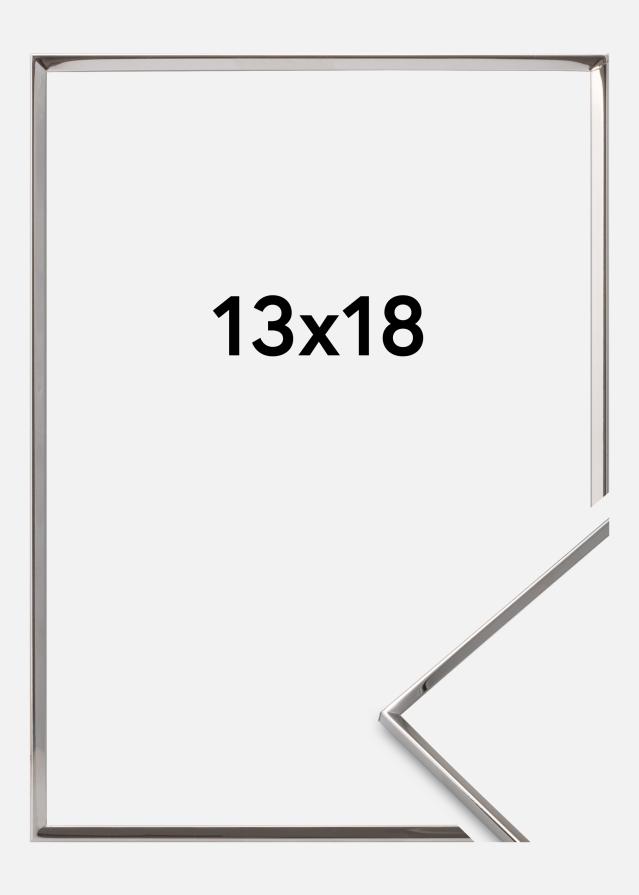 Rám Hladký Kov Stríbrná 13x18 cm