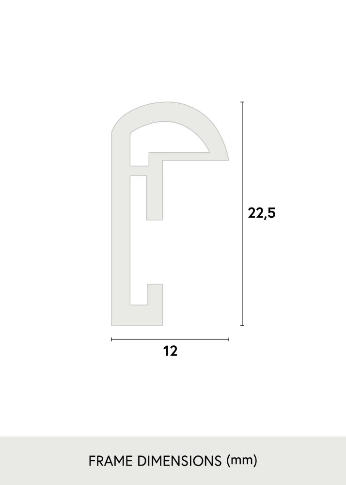 Rám Galeria Bílá 40x60 cm