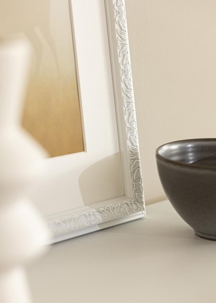 Rám Nostalgia Bílá 10x15 cm