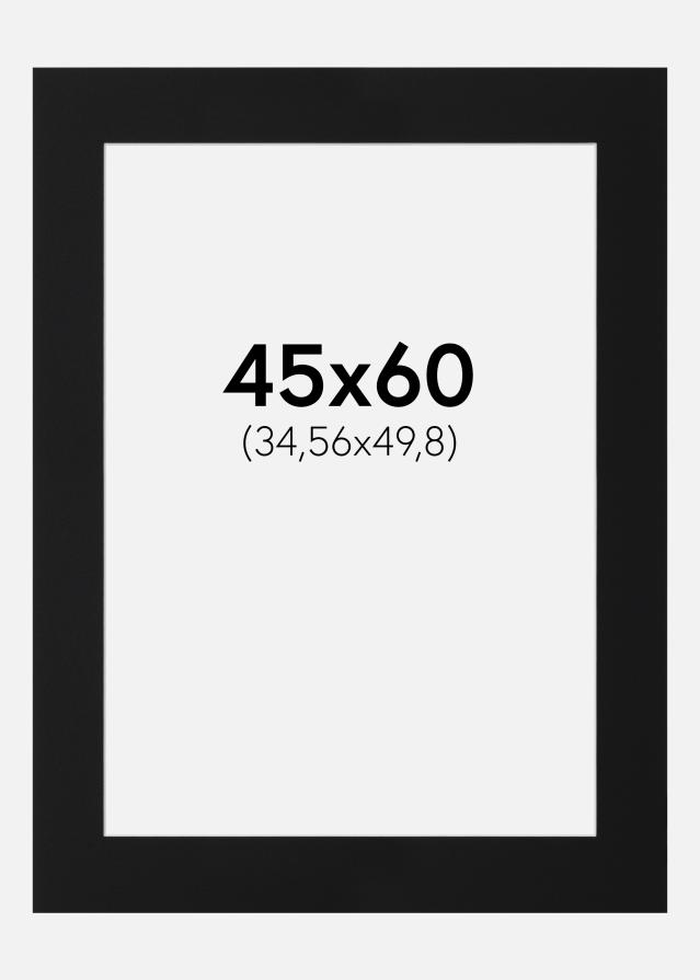 Pasparta Černý Standard (Bílé Jádro) 45x60 cm (34,56x49,8)