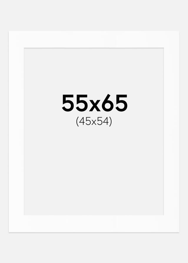 Pasparta Bílý Standard (Bílé Jádro) 55x65 cm (45x54)