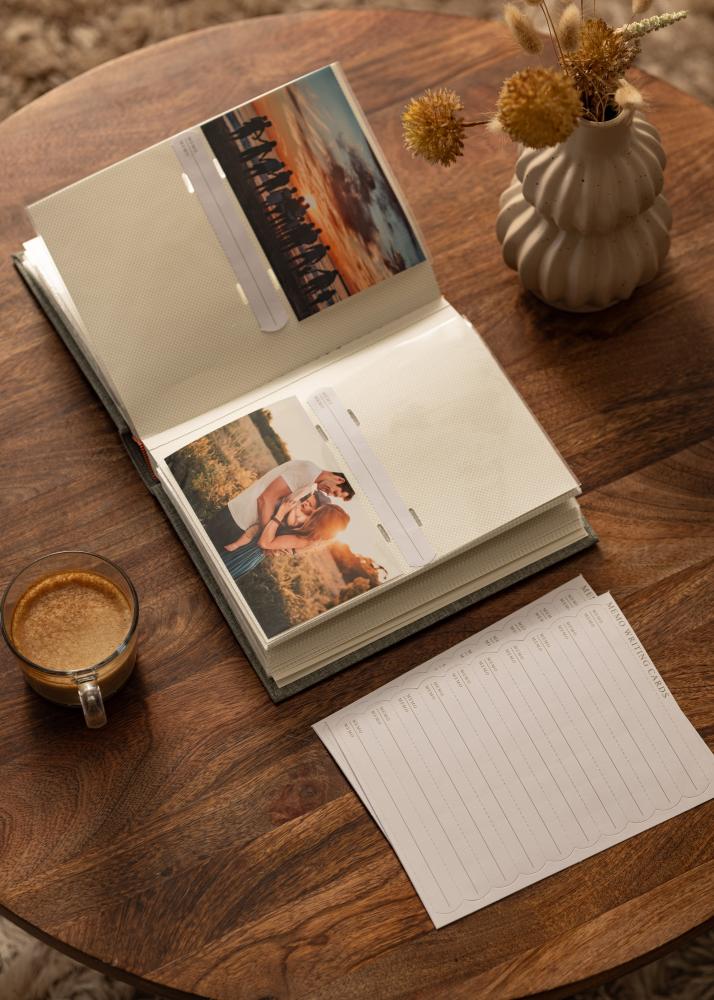 Base Line Plátno Šedá - 200 fotografií 10x15 cm