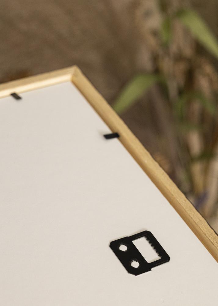 Rám Edsbyn Vlašký orech 40x40 cm - Pasparta Cerná 10x10 inches