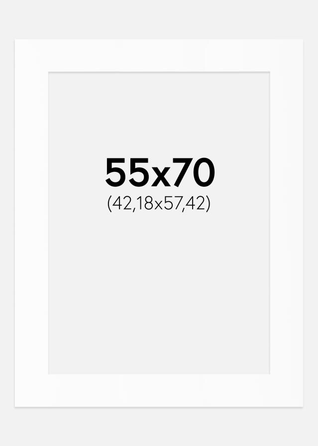 Pasparta Bílý Standard (Bílé Jádro) 55x70 cm (42,18x57,42)