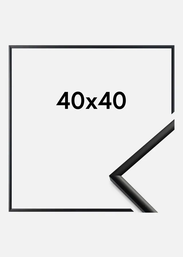 Rám New Lifestyle Akrylové sklo Matná Cerná 40x40 cm