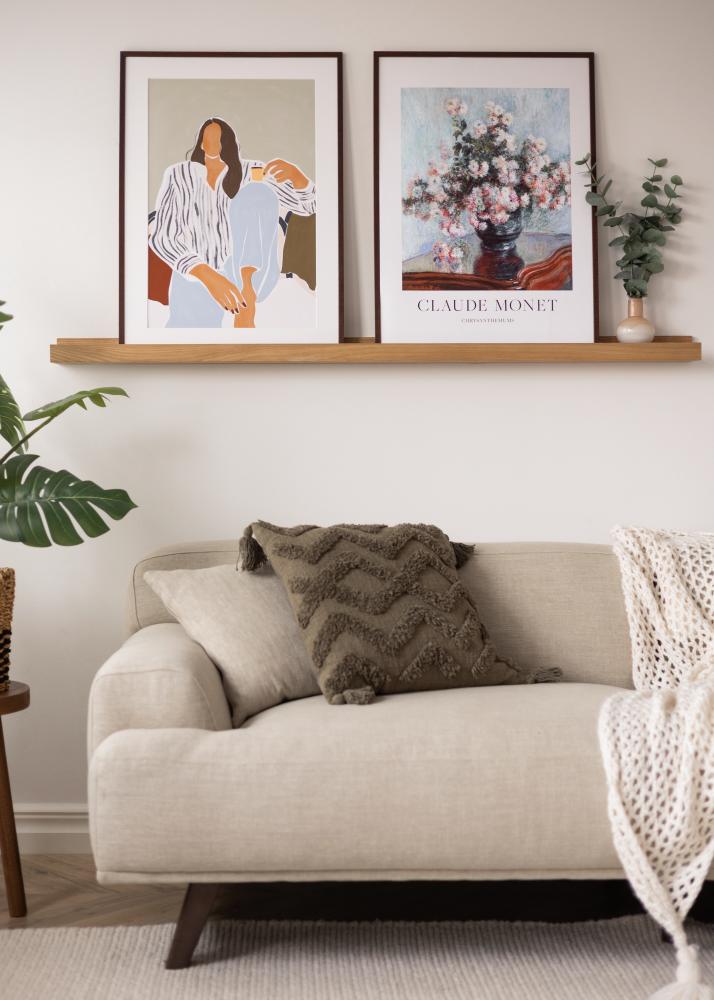 KAILA Polička na obrazy Dub 150 cm