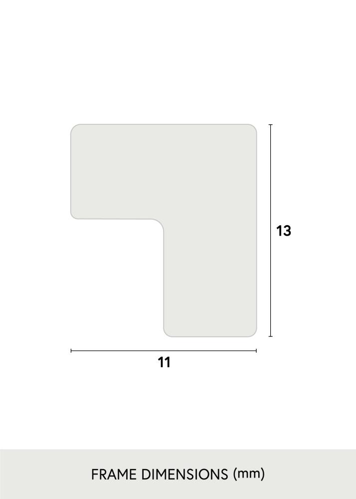 Zrcadlo Rock Bílá - Vlastní rozmery