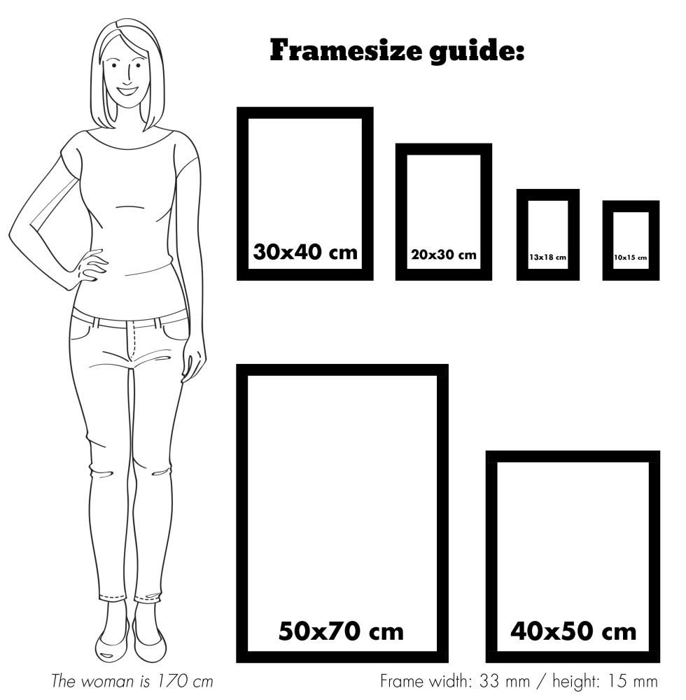 Rám Sandra Hnedá 60x80 cm
