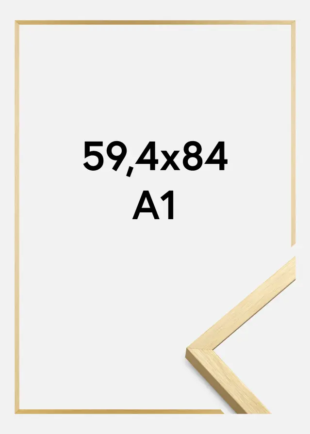 Rám Chair Zlatá 59,4x84,1 cm (A1)