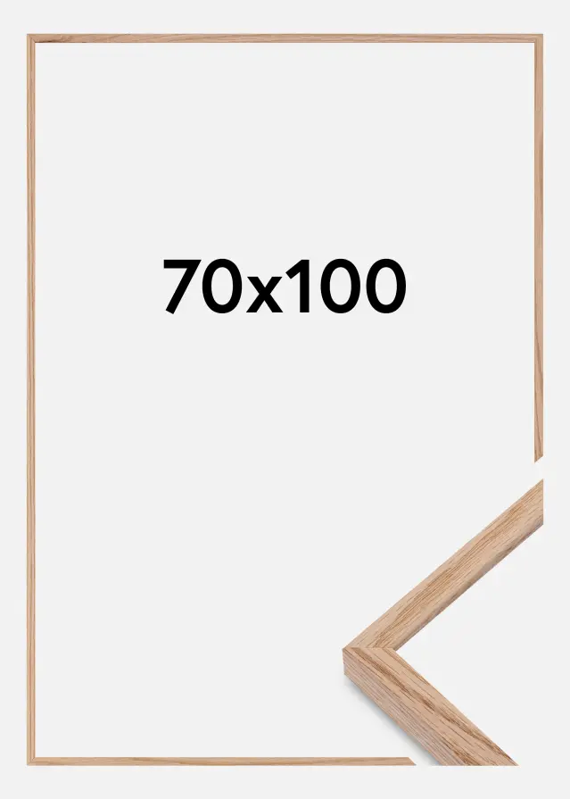 Rám E-Line Akrylové sklo Dub 70x100 cm