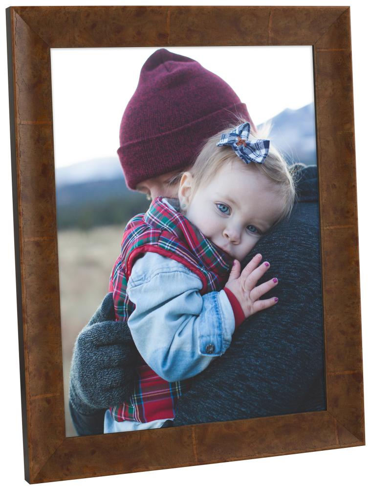 Rám Ribe Svetle hnedá Cervená dýha - Volitelná velikost