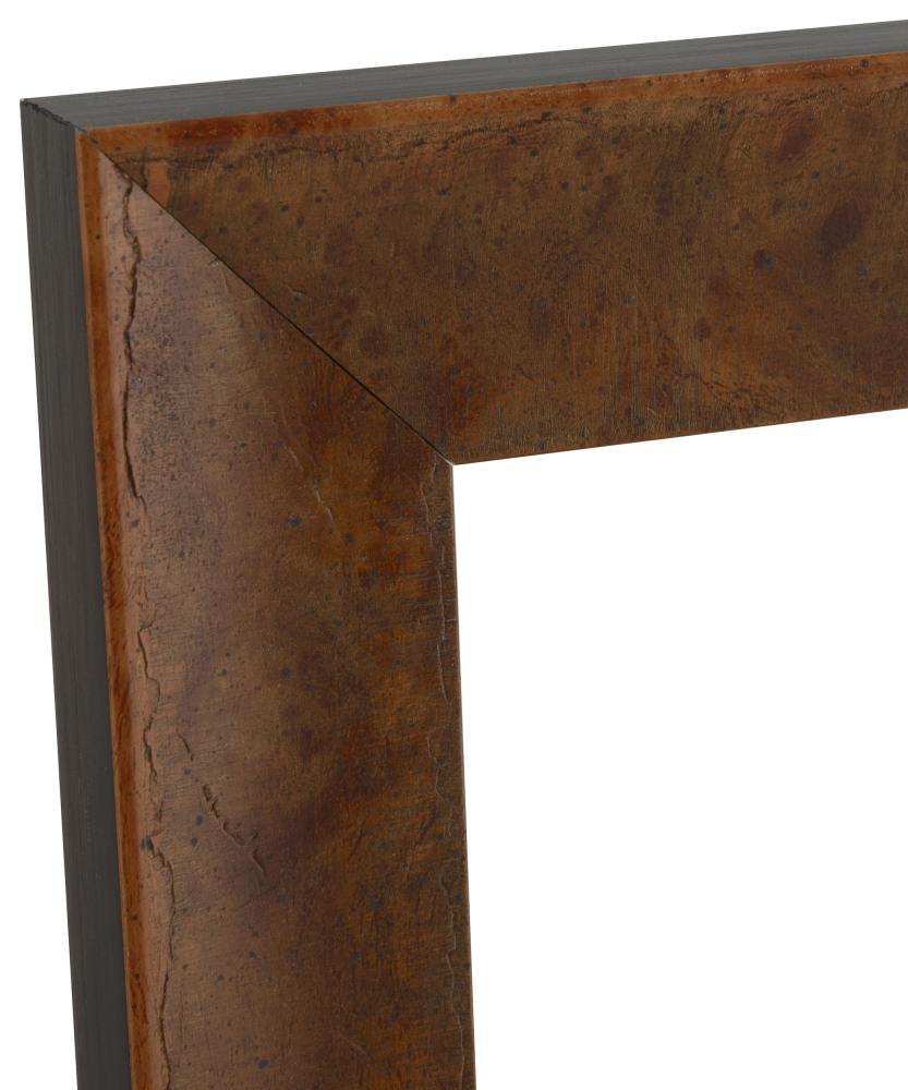 Rám Ribe Svetle hnedá Cervená dýha - Volitelná velikost