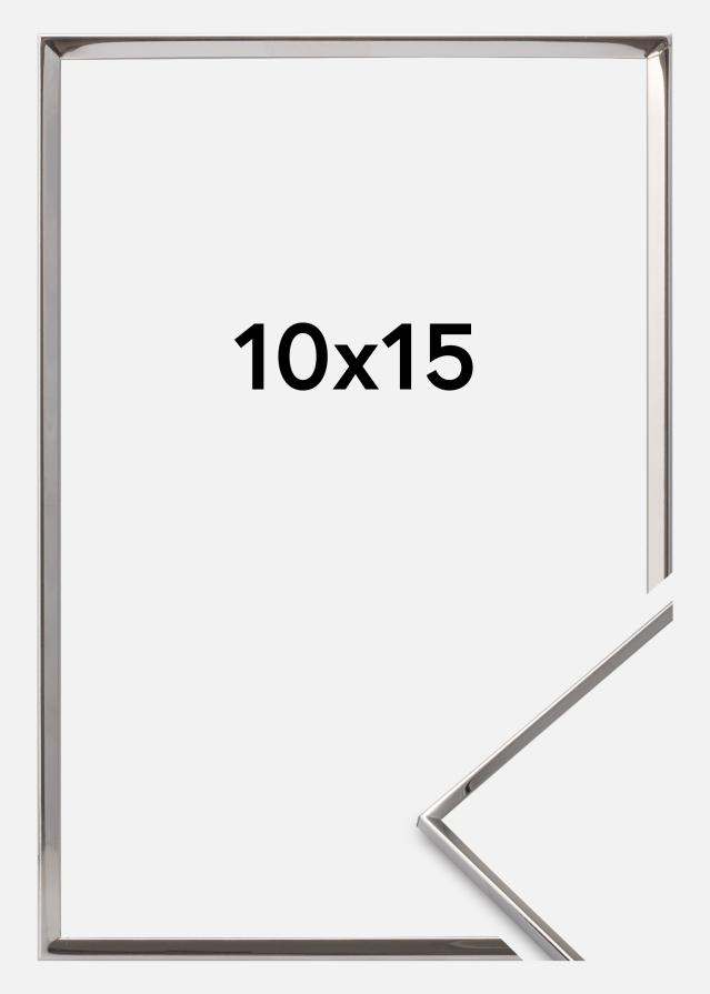 Rám Hladký Kov Stríbrná 10x15 cm