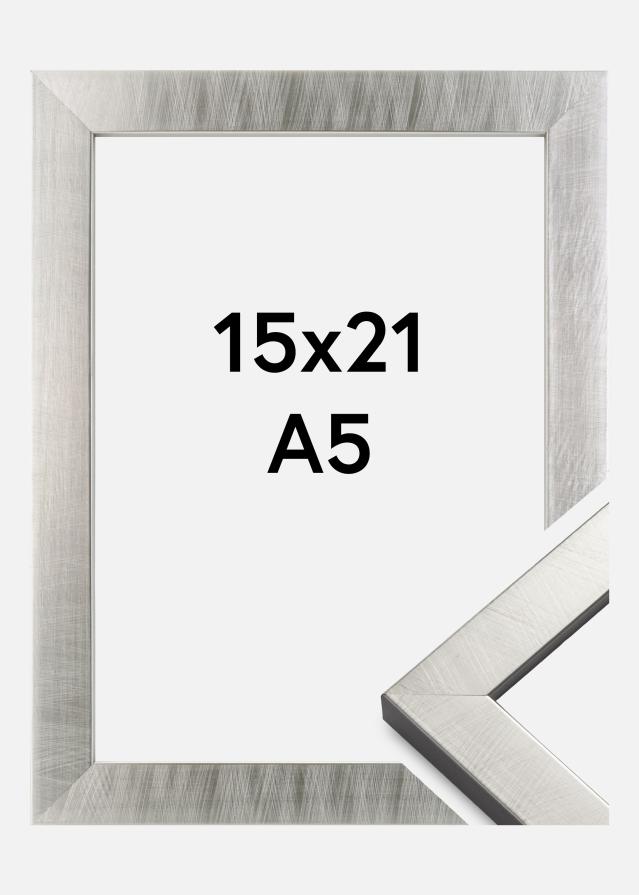 Rám Uppsala Stríbrná 15x21 cm (A5)