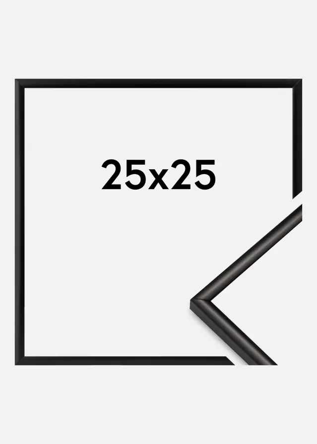 Rám Scandi Akrylové sklo Matná Cerná 25x25 cm