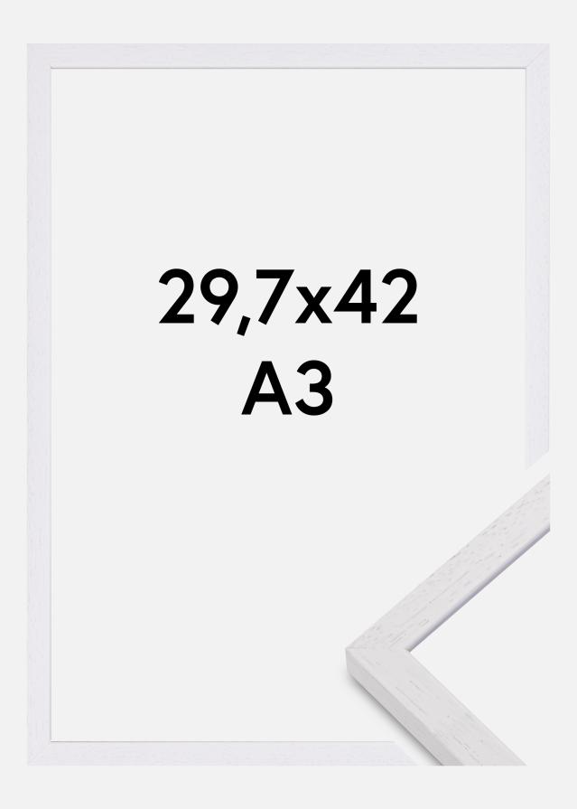 Rám Glendale Matný Antireflexní sklo Bílá 29,7x42 cm (A3)