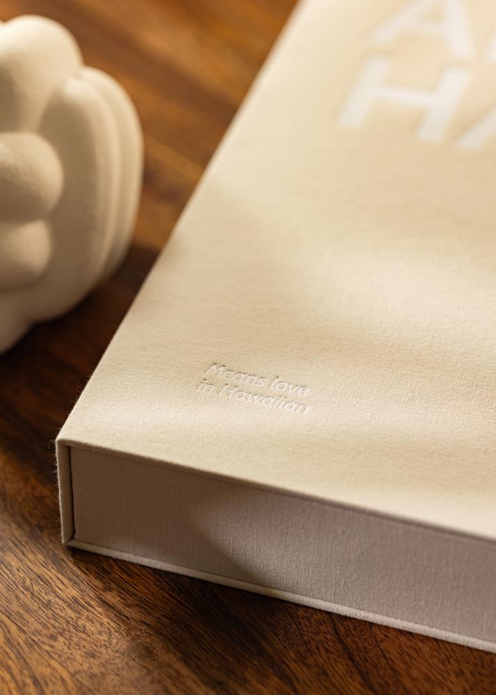 KAILA ALOHA - Coffee Table Photo Album (60 Cerná Strany / 30 listů)