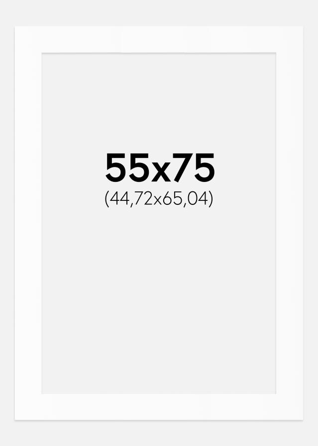 Pasparta Bílý Standard (Bílé Jádro) 55x75 cm (44,72x65,04)