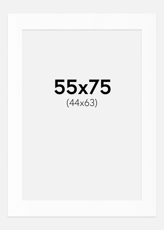 Pasparta Bílý Standard (Bílé Jádro) 55x75 cm (44x63)