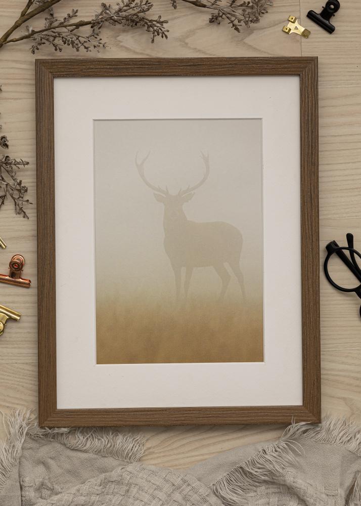 Rám Elegantní Box Hnedá 13x18 cm