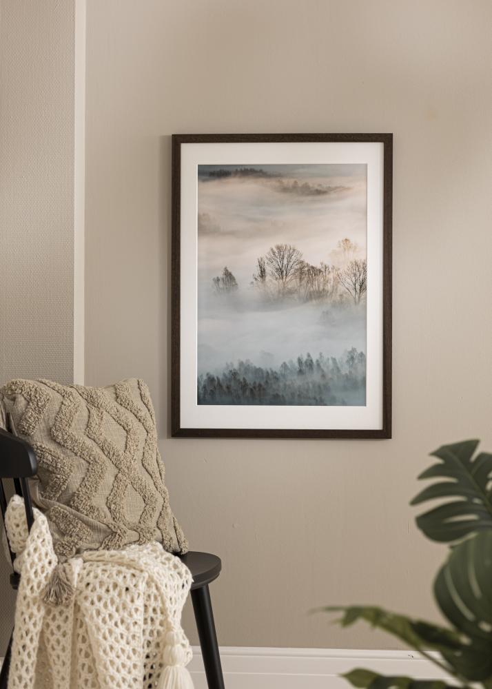 Rám Brown Wood Akrylové sklo 60x84 cm