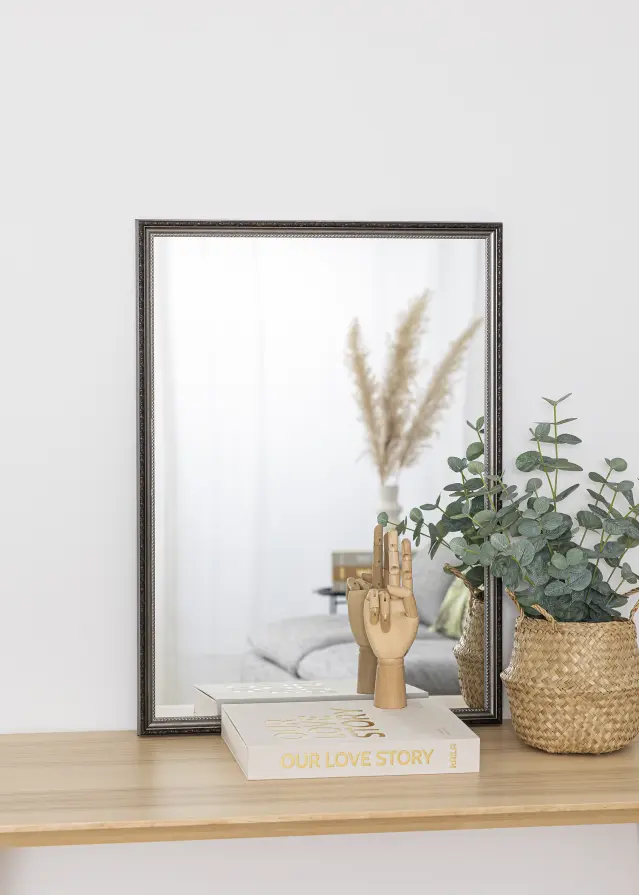 Zrcadlo Abisko Stríbrná 50x70 cm