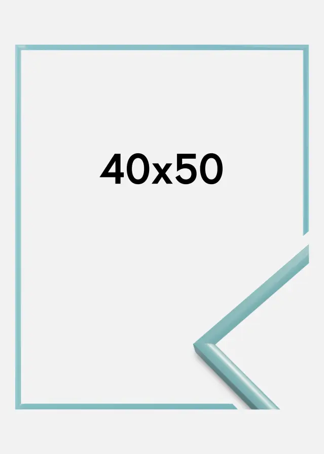 Rám New Lifestyle Akrylové sklo Tyrkysová 40x50 cm
