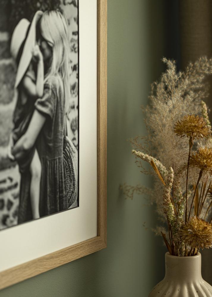 Pasparta Bílá Cerný stred 10x15 cm (4,5x6,5 cm)