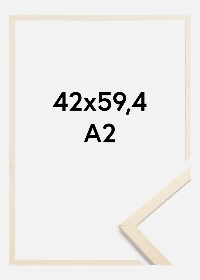 Rám Edsbyn Akrylové sklo Javor 42x59,4 cm (A2)